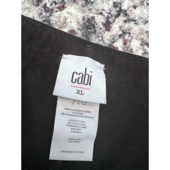 Cabi 3399 skirted leggings women’s size XL black - Picture 5 of 9